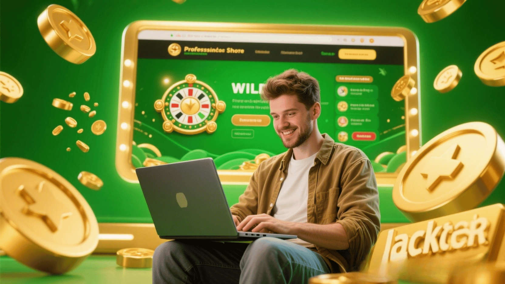 Pemain memilih situs slot online dengan tampilan profesional